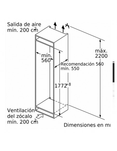 Frigorífico Integrable - Balay...