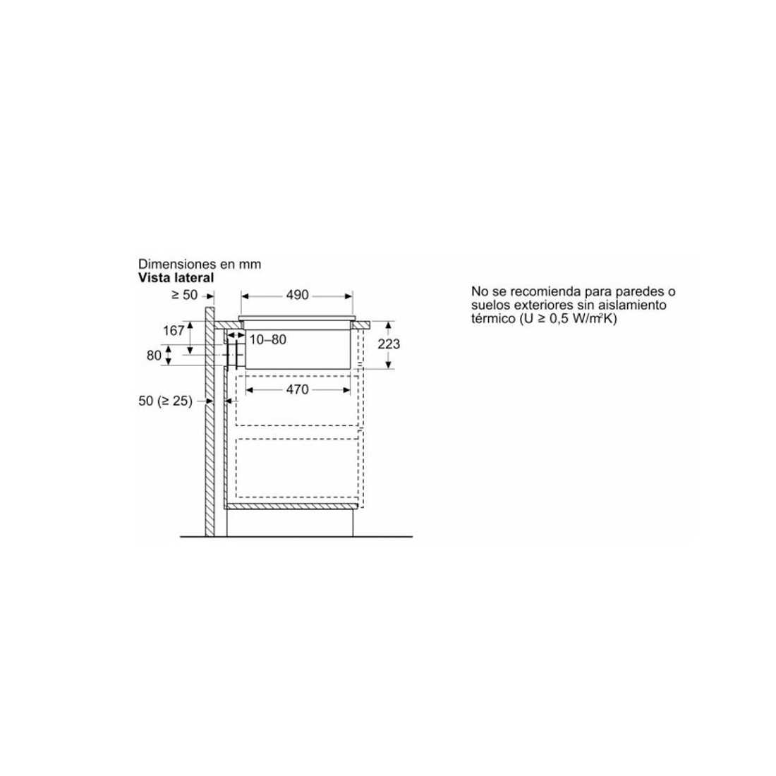 COMPRAR Placa Inducción con extractor integrado 60cm BALAY 3EBC961ER con 4  zonas de cocción ONLINE 1624.00€