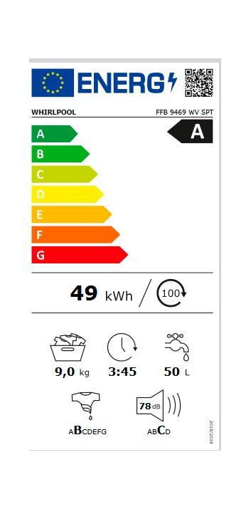 Etiqueta de Eficiencia Energética - FFB 9469 WV SPT
