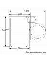 Lavadora Libre Instalación - Bosch WAL28PH1ES, 10 kg, 1400 rpm,  HC, iDOS, Blanco