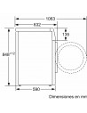 Lavadora Libre Instalación - Bosch WAL28PHYES, 10 kg, 1400 rpm, Acero Inoxidable,  HC, iDOS