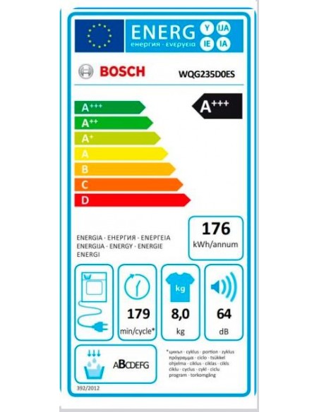 Secadora Condensación - Bosch...