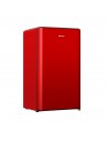 Frigorífico Una Puerta - Hisense RR106D4CRE, Cíclico, 0.87 metros, Rojo