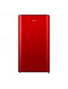 Frigorífico Una Puerta - Hisense RR106D4CRE, Cíclico, 0.87 metros, Rojo