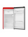 Frigorífico Una Puerta - Hisense RR106D4CRE, Cíclico, 0.87 metros, Rojo