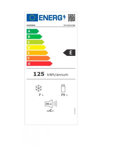 Frigorífico Una Puerta - Hisense...