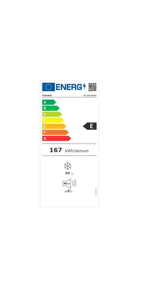 Etiqueta de Eficiencia Energética - FT125D4AWE