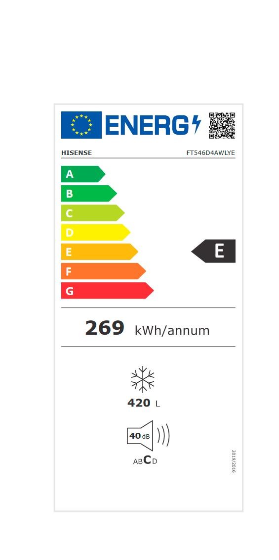 Etiqueta de Eficiencia Energética - FT546D4AWLYE