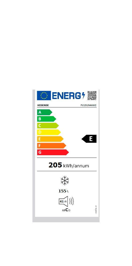 Etiqueta de Eficiencia Energética - FV191N4AW2