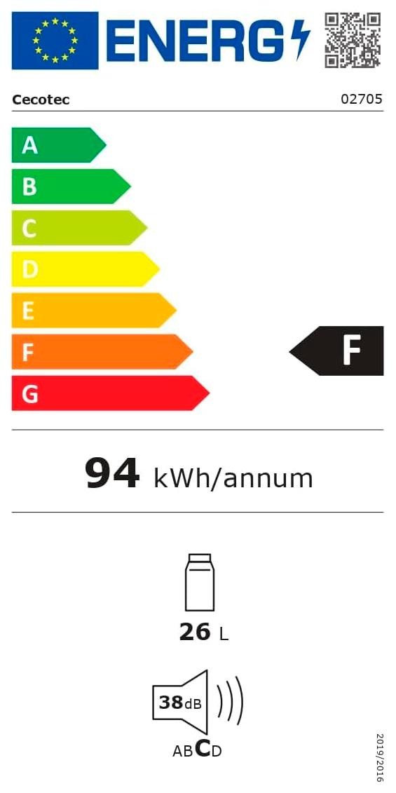 Etiqueta de Eficiencia Energética - 2705