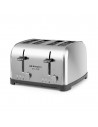 Tostador -  Orbegozo TO8050, Cuatro Tostadas, 1.700 W, Inox