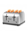 Tostador -  Orbegozo TO8050, Cuatro Tostadas, 1.700 W, Inox