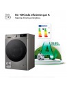 Lavadora Secadora Libre Instalación - LG F4DR7011AGS, 11/6Kg, 1400 RPM, Vapor, Inox Grafito