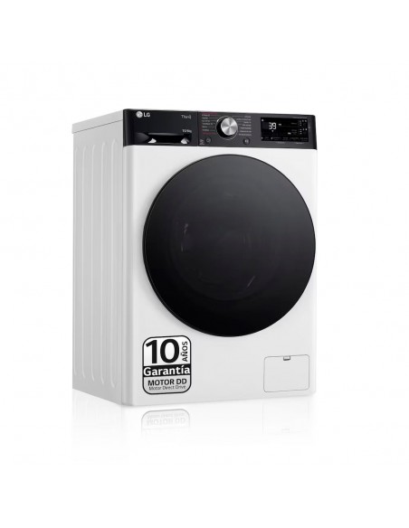 Lavadora Secadora Libre Instalación - LG F4DR7510AGW, 10/6Kg, 1400 RPM,  Autodose, Blanco