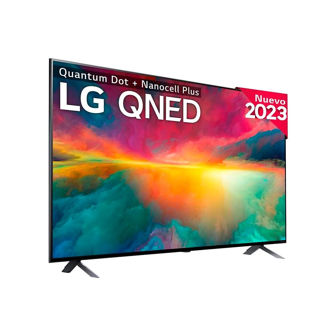 TV LED - LG 55QNED756RA, 55 pulgadas, UHD 4K, Procesador Inteligente α5 4K  Gen6, Azul ceniza, NanoCell+, Quantum Dot