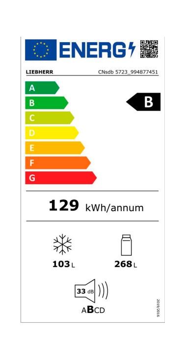 Etiqueta de Eficiencia Energética - CNsdb 5723