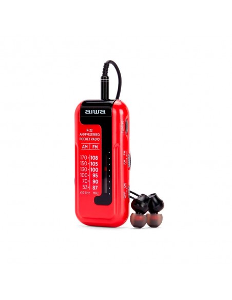 Radio Bolsillo - Aiwa RS-22, Rojo