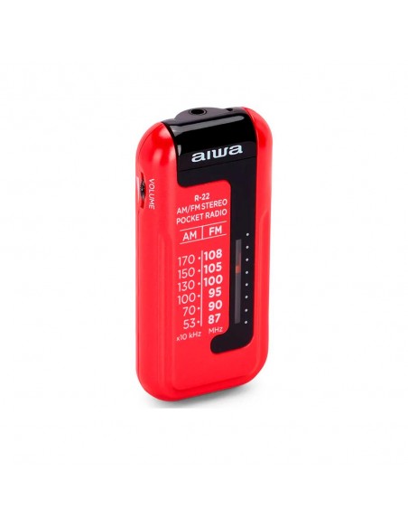 Radio Bolsillo - Aiwa RS-22, Rojo