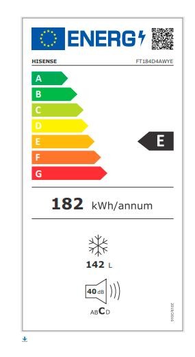 Etiqueta de Eficiencia Energética - FT184D4AWYE