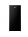 Frigorífico Una Puerta - Hisense RR220D4BBE, Cíclico, 1,28 metros, Negro