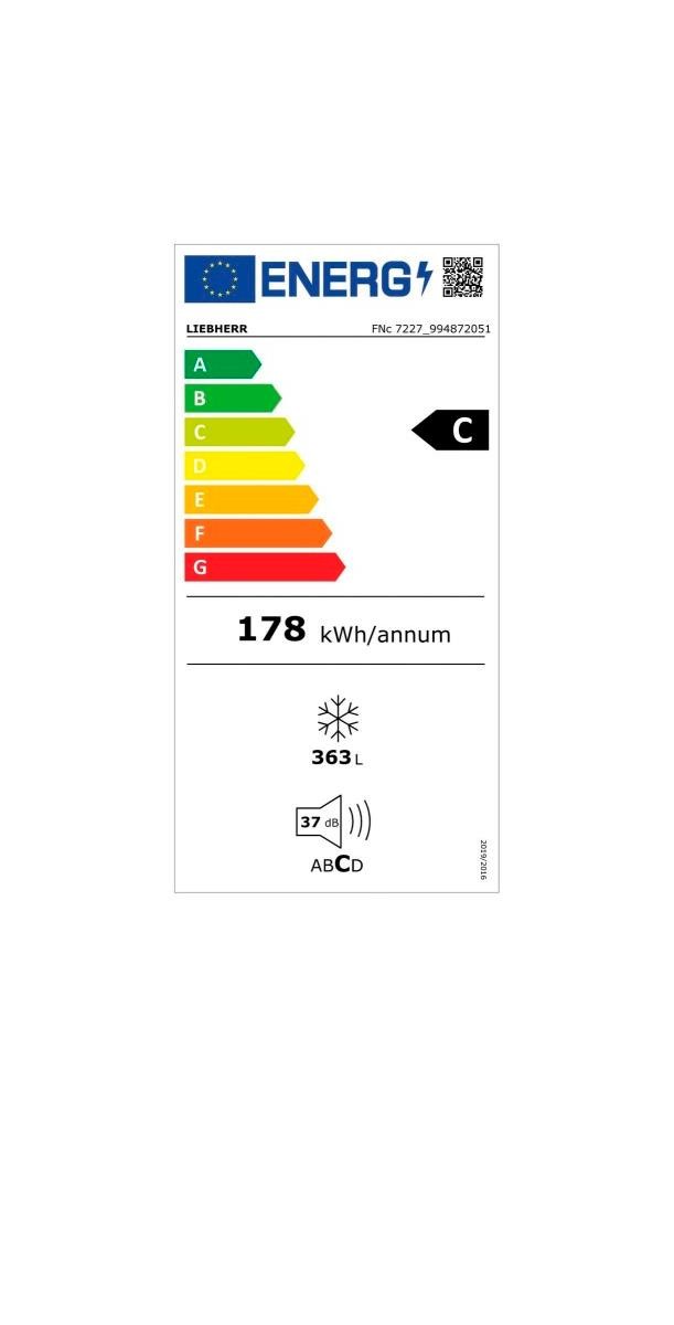 Etiqueta de Eficiencia Energética - FNc 7227