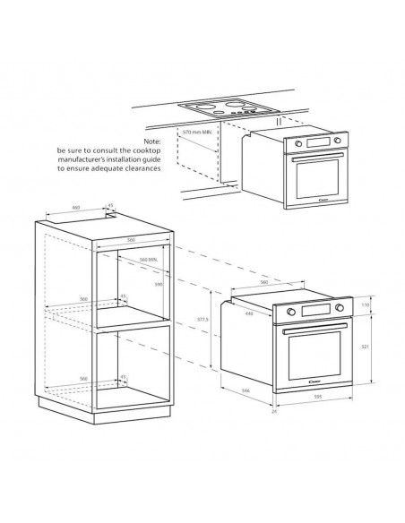 Horno Convencional-  Candy FIDCP...