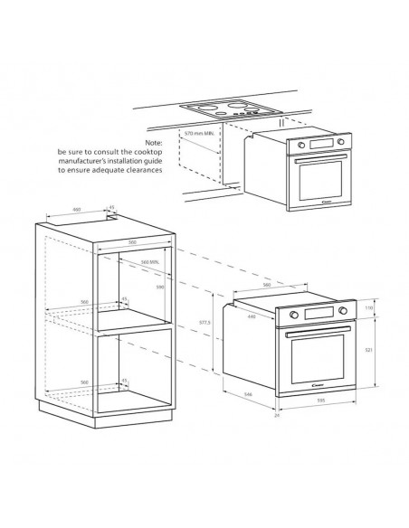 Horno Convencional-  Candy FIDCP...