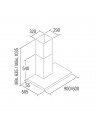 Campana Cata - Sygma X II 6000, 60cm, 65 dB, Inox