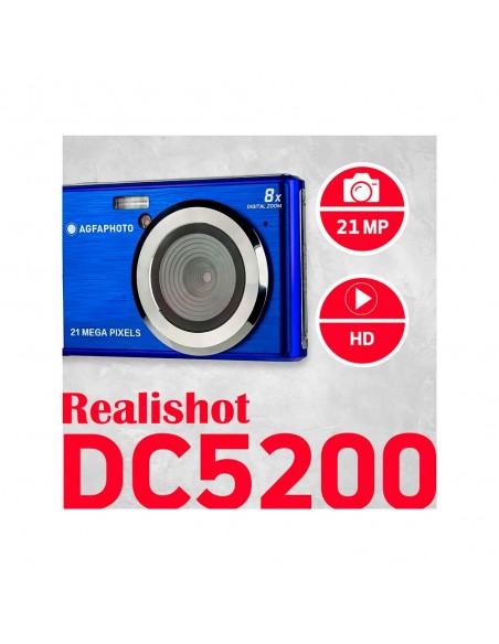 Cámara Digital - Agfaphoto DC5200, Azul