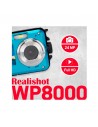 Cámara Digital - Agfaphoto Realishot WP8000, Waterproof, Azul