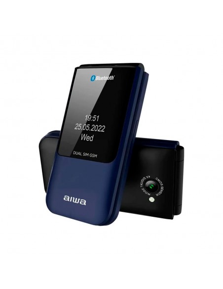 Teléfono Móvil - Aiwa FP-24, Azul