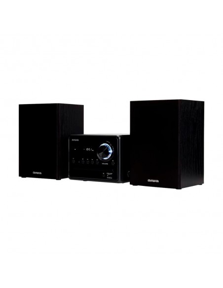 Microcadena - Aiwa MSBTU-300, Negro, 20W