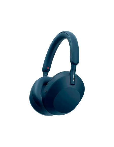 Auricular Diadema - Sony WH-1000XM5, Cancelación ruido (Noise Cancelling),  Azul, Bluetooth
