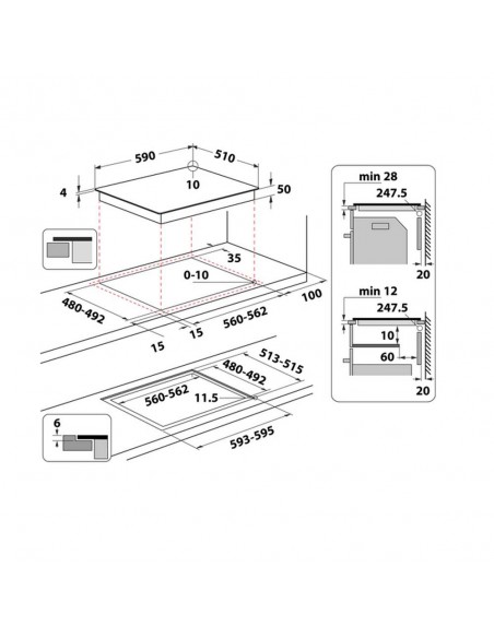 Placa Inducción - Whirlpool WF S9860...