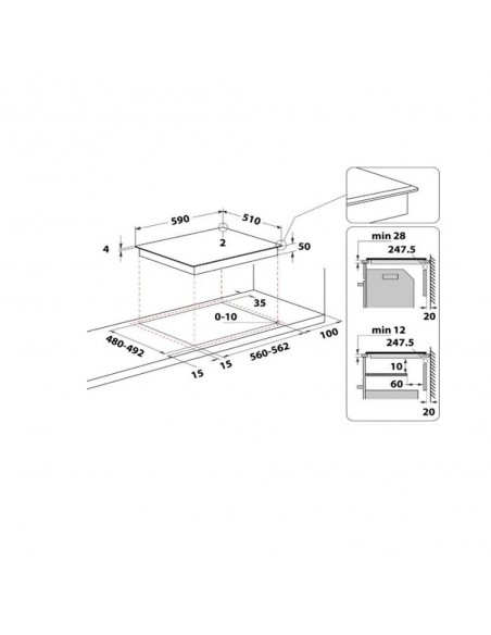 Placa Inducción - Whirlpool WF S5060...