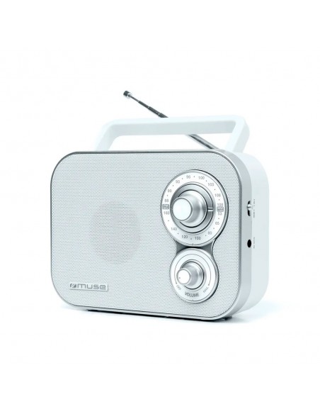 Radio Portátil - Muse M-051 R, Blanco