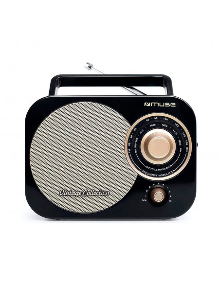 Radio Portátil - Muse M-055 RB, Negro