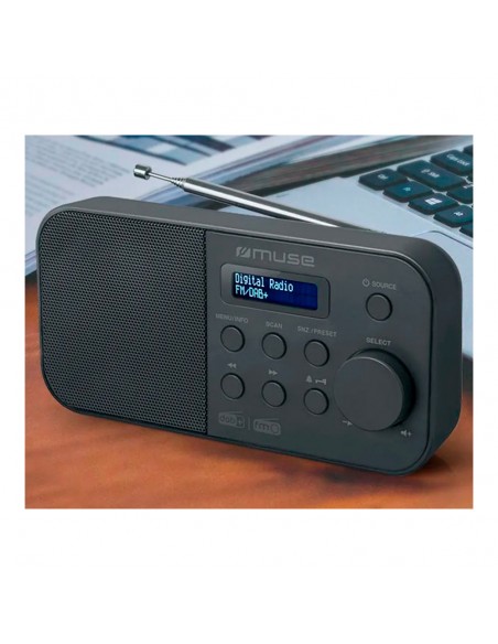 Radio Portátil - Muse  M-109 DB, Negro