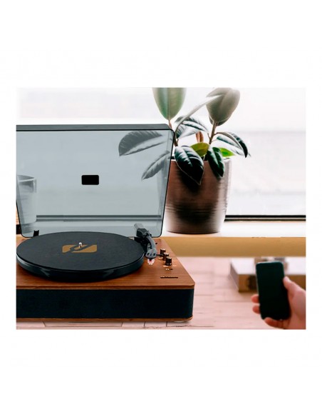 Tocadiscos - Muse MT-106 BT, Madera, USB