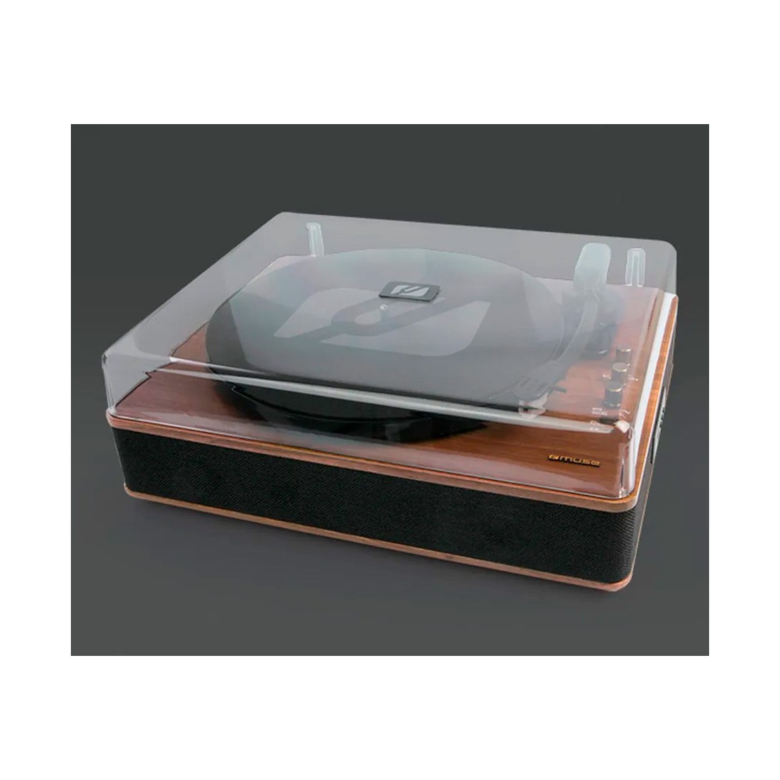 Tocadiscos - Muse MT-106 BT, Madera, USB