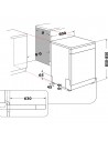 Lavavajillas Libre Instalación -Whirlpool  W7F HP33 A, 15 servicios, 43 dB, 60 cm, 3ªBandeja, Blanco