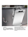 Lavavajillas Libre Instalación - Hisense HS642C60W, 14 servicios, 48 dB, 60 cm, Blanco