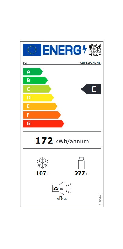 Etiqueta de Eficiencia Energética - GBP52PZNCN1
