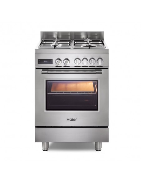 Cocina Gas - Haier HGM64TC1X, 60 cm,...