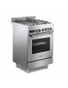 Cocina Gas - Haier HGM64TC1X, 60 cm, Inox