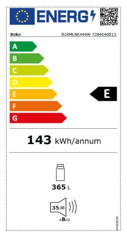 Etiqueta de Eficiencia Energética - RFNE290L41WN