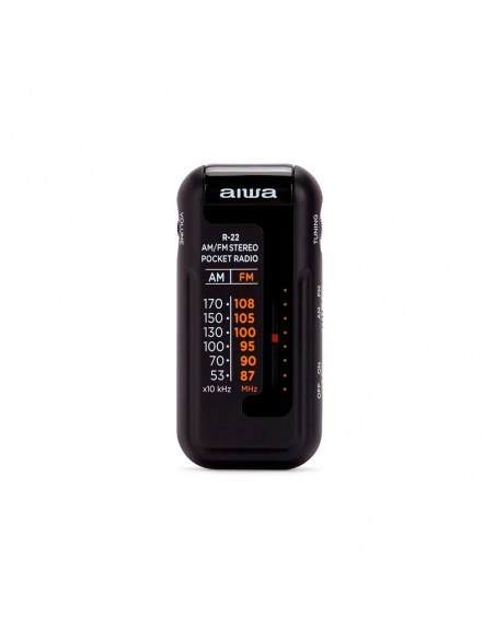 Radio Portátil - Aiwa RS-22, Negro