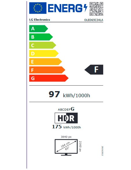 TV OLED - LG OLED65C34LA, 65...