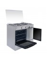 Cocina de Gas 5 fuegos - SVAN SKGW5900PBX, inox, 90 cm.