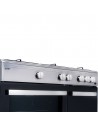 Cocina de Gas 5 fuegos - SVAN SKGW5900PBX, inox, 90 cm.